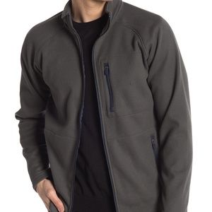 Taylor Vintage Full Zip Waffle Knit Fleece Jacket